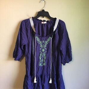 lida collection small/medium blue top